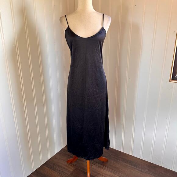 Vintage 90s/Y2K Whimsygoth Midi Slip Dress 38 - Picture 1 of 8